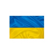 Флаг Украины, 140х90 см, тканевый, полиэстр - интернет-магазин optom-k.com