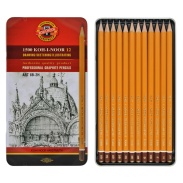 Набор карандашей, 8В-2Н, 12 штук, чернографитные, "Art", KOH-I-NOOR - интернет-магазин optom-k.com