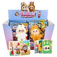Игрушка-брелок, 10 см, 3 карточки, в ассортименте - интернет-магазин optom-k.com