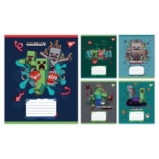 Тетрадь, 12 листов, клетка, "Minecraft Heroes", YES - интернет-магазин optom-k.com