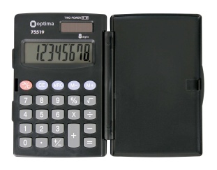 Калькулятор,  8 разрядов, 103х67х10 мм, карманный, OPTIMA - интернет-магазин optom-k.com