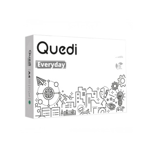 Бумага А4, 80 г/м2, 500 листов, офсет, Quedi Everyday - интернет-магазин optom-k.com