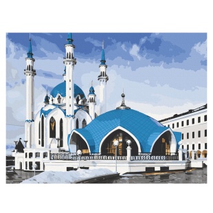 Картина по номерам, 40х50 см, с набором красок и 3 кисточками, "Кул Шариф" - интернет-магазин optom-k.com