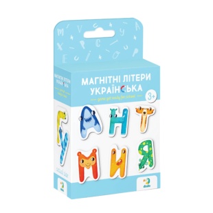Настольная игра, украиноязычная, в коробке 5 х 13,5 х 11 см, "Магнитные буквы", DODO - интернет-магазин optom-k.com