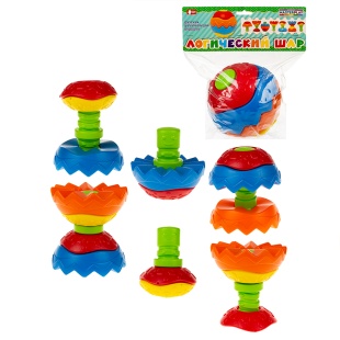 Игра логическая, d=15 см, "Шар", Colorplast - интернет-магазин optom-k.com