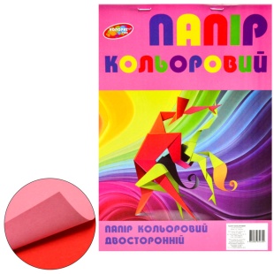 Бумага цветная, А4, 9 листов, 80 г/м2, офсет, двусторонняя, Зыбнев - интернет-магазин optom-k.com