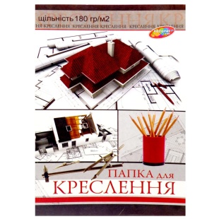 Папка картонная для черчения, А4, 10 листов, 180 гр/м2, Колорит - интернет-магазин optom-k.com