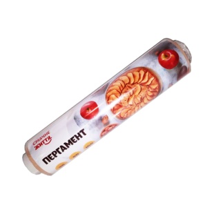 Бумага пергаментная, 100 м х 42 см, коричневая, втулка d=40 мм, "Вкусная жизнь" - интернет-магазин optom-k.com