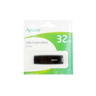 Флешка, 32Gb, USB 2.0, "Apacer Black" - інтернет-магазин optom-k.com