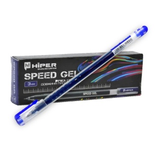 Ручка гелева, 0,5 мм, 3 км, "Speed Gel", Hiper - інтернет-магазин optom-k.com