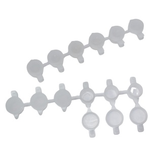 Баночки для краски, 6 шт, по 2 мл, прозрачные - интернет-магазин optom-k.com