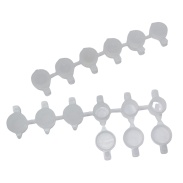 Баночки для фарби, 6 шт, по 2 мл, прозорі - інтернет-магазин optom-k.com