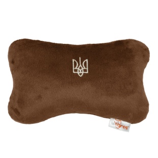 Игрушка-подушка мягкая, 8х15х23 см, коричневого цвета, "Тризуб", Tigres - интернет-магазин optom-k.com