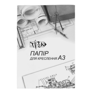 Папка картонная для черчения, А3, 10 листов, 180 г/м2, Трек - интернет-магазин optom-k.com