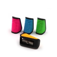 Точилка, пластиковая, одинарная, цветная, "Sharpener" - интернет-магазин optom-k.com