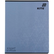 Тетрадь, 48 листов, клеточка, софт тач + УФ лак, Kite One color 3, KITE тетради и альбомы - интернет-магазин optom-k.com